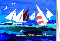 Sailboats French Language Father’s Day card