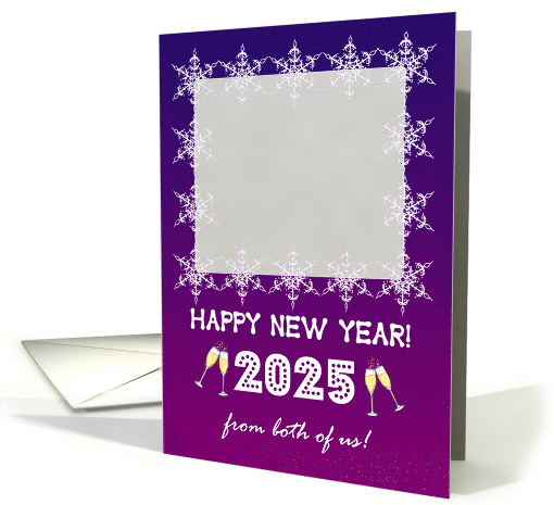 New Year 2025 Photo upload From Both of Us Snowflakes and... (1747896)