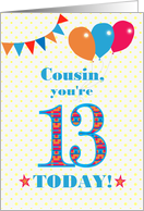 For Cousin 13th...