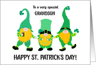 For Grandson St Patrick’s Day Three Dancing Leprechauns card