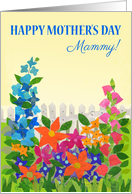 For Mammy on Mother’s Day with Flower Garden in Sunshine card