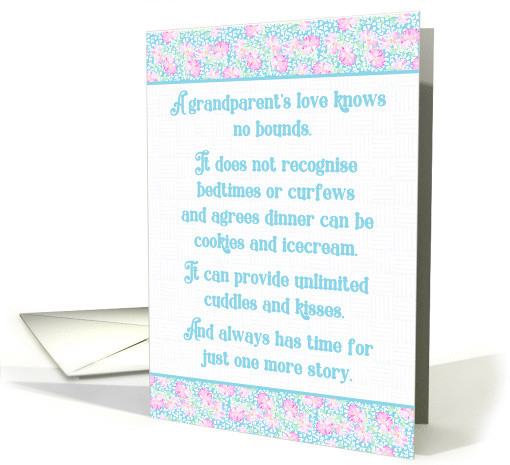 Grandparents Day with Quote and Border of Pink Roses and... (1775532)
