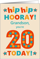 For Grandson 20th...