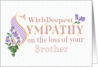 Sympathy for Loss of...