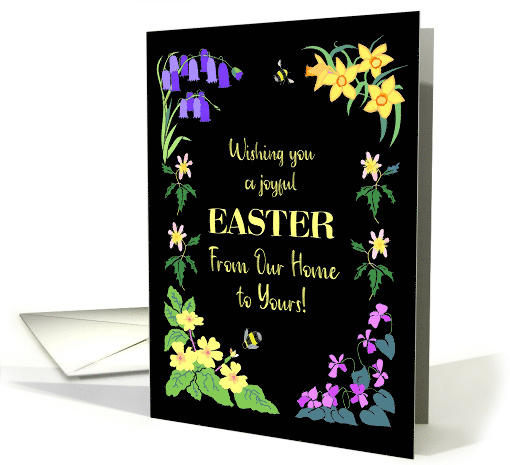 Easter Wishes Our Home to Yours With Spring Flowers and... (1831792)