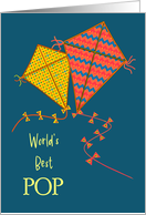 For World’s Best Pop on Father’s Day with Colourful Kites card