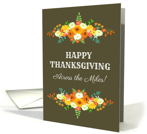 Happy Thanksgiving Across the Miles with Flowers in... (1853716)