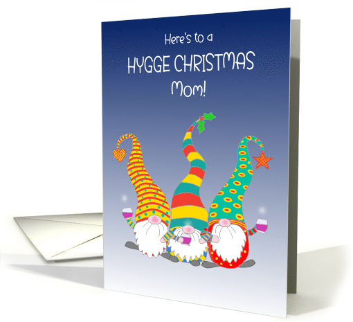 For Mom Hygge Christmas Wishes With Three Cute Gnomes card (1877770)