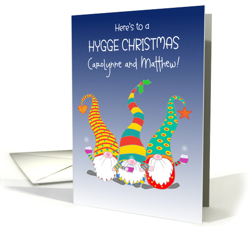 Custom Name or Relation Hygge Christmas Wishes With Three... (1878122)