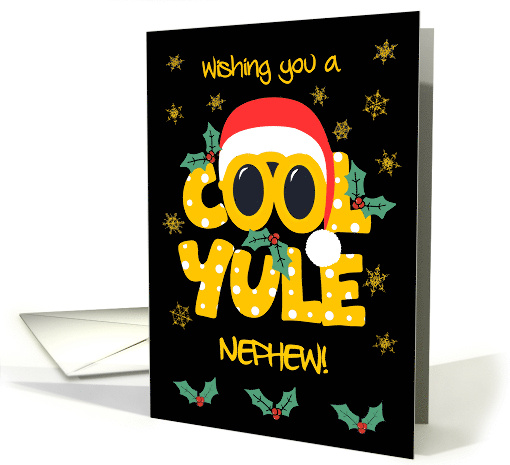For Nephew Fun Christmas Cool Yule Santa in Sunglasses card (1946194)