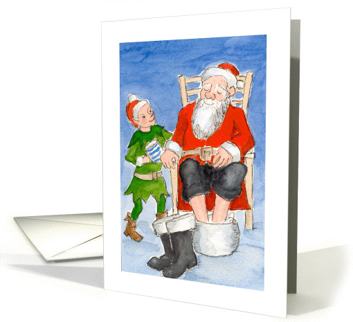 Christmas Card - Santa's Little Helper card (534011)