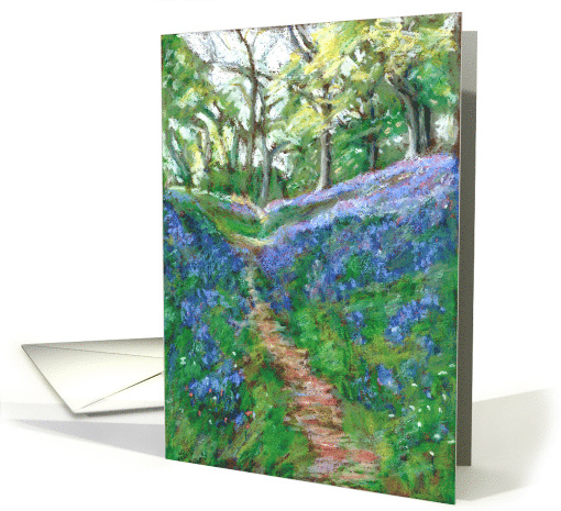 Mother's Day Path Through Bluebell Woods card (536911)