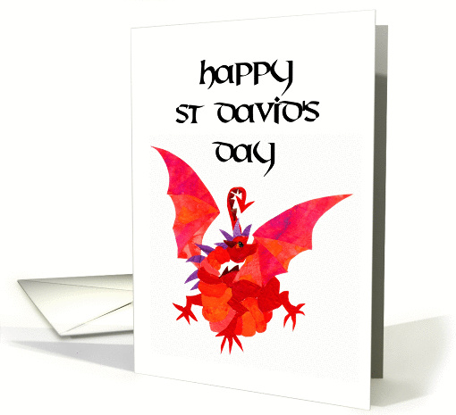 St David's Day Dragon card (560557)