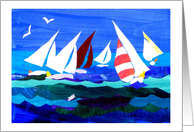 Sailing Boats card