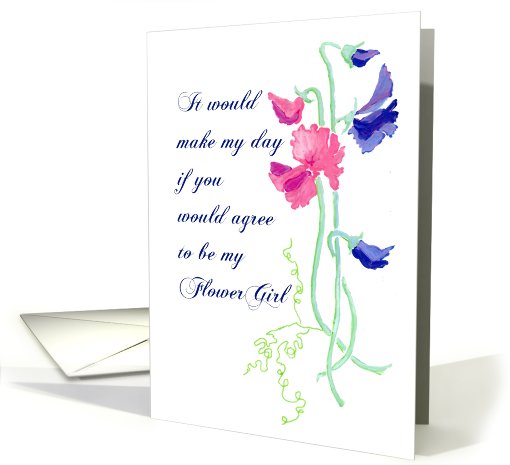 Flower Girl Request card (604126)