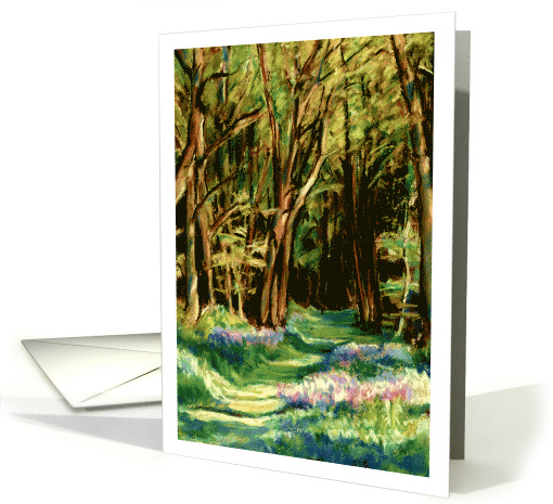 happy Birthday, Bluebells in Foxley Woods card (644585)