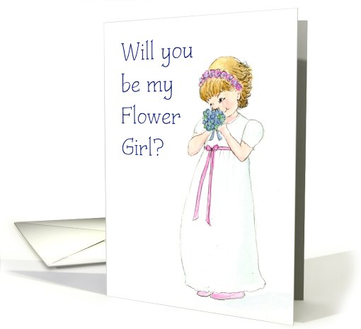 Flower Girl Request card (718858)