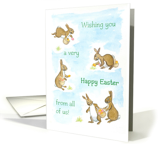 Easter Bunnies - from All of Us! card (764718)