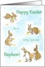 Easter Bunnies - for Nephew card