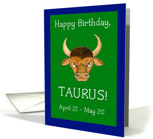 Taurus Birthday card (772823)