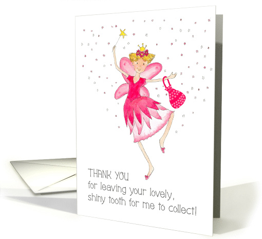 Tooth Fairy's Thank You and Congratulations Message card (775229)