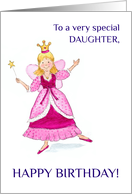 For Daughter’s Birthday with Fairy Princess card