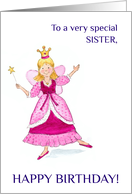Sister’s Birthday with Fairy Princess card