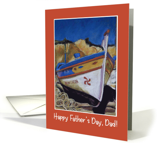 For Dad Father's Day Algarve Fishing Boat Pastel Painting... (817690)