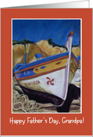 For Grandpa Father’s Day Algarve Fishing Boat Blank Inside card