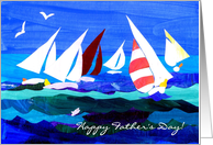 Father’s Day Card - Sailing Boats card