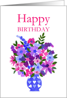 Birthday Card - Flower Power card