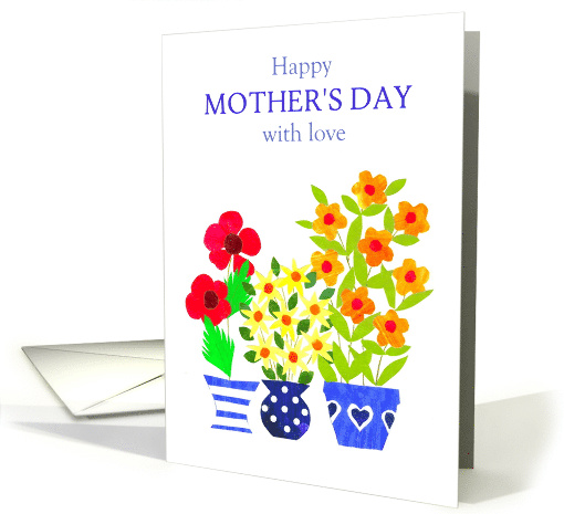 Mother's Day Greeting with Bright Flowers card (820594)