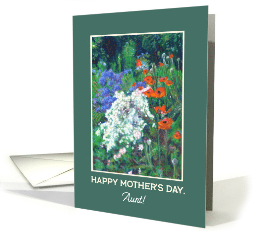 For Aunt on Mother's Day June Flower Garden card (840815)