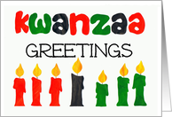 Kwanzaa Greetings Card