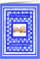 New Baby Boy Twins...