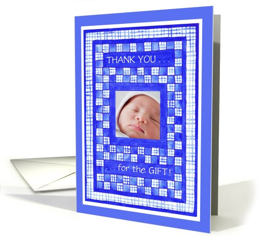 Baby Shower Gift 'Thank You' Photo card (865487)