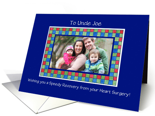 Custom Name Get Well Message with Photo Upload card (866912)