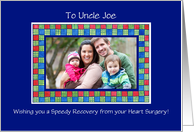 Custom Name Get Well Message with Photo Upload card