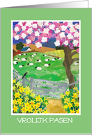 Dutch Easter Card - Spring Landscape card