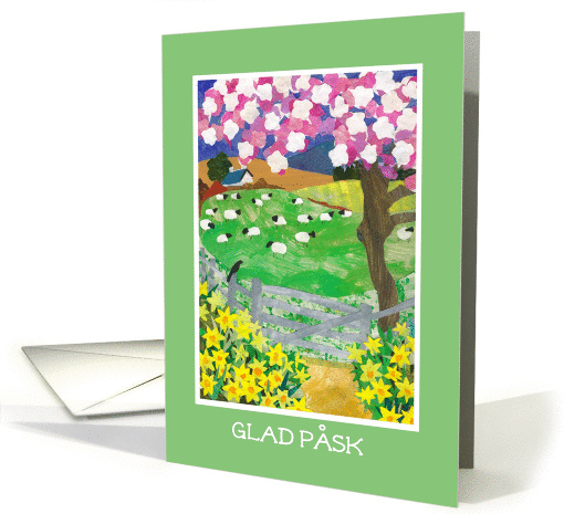 Swedish Easter Card - Spring Landscape card (875890)