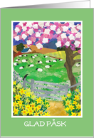Swedish Easter Card - Spring Landscape card
