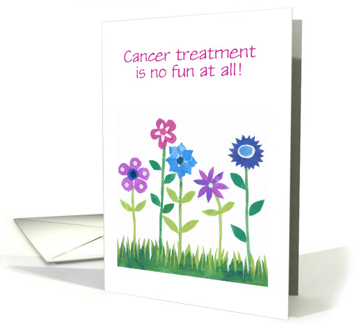 Custom Front Cancer Treatment Support for Child card (879887)