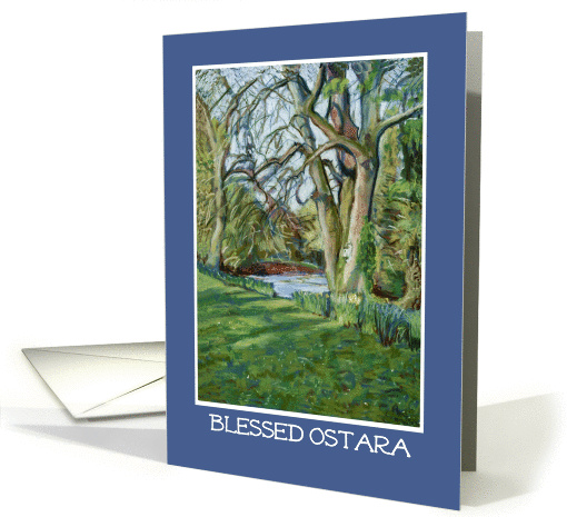 Fine Art Equinox Card - Riverbank in Early Spring card (883014)