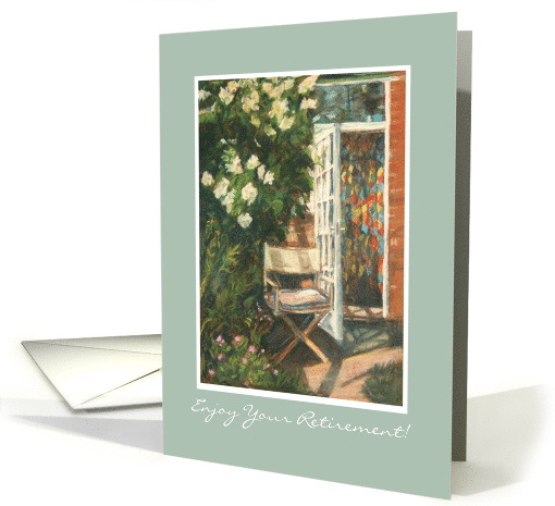 Retirement a Seat in the Sun Fine Art card (884132)