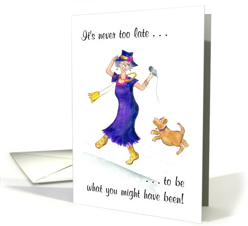 Custom Front 69th Birthday Card for an Older Woman card (901623)