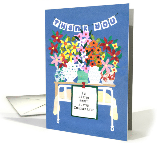 Custom Front Thank You for Medical Staff card (908885)