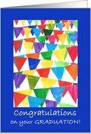Festive Flags Graduation Congratulations Card