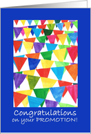 Festive Flags Promotion Congratulations Card