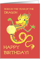 Birthday for Anyone Born in the Chinese Year of the Dragon card