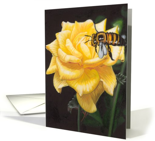Yellow Rose - Flowers - Garden card (535335)